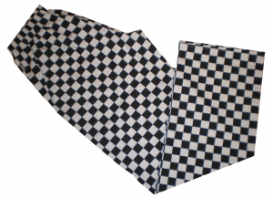Chef's Trousers - Large Check Black